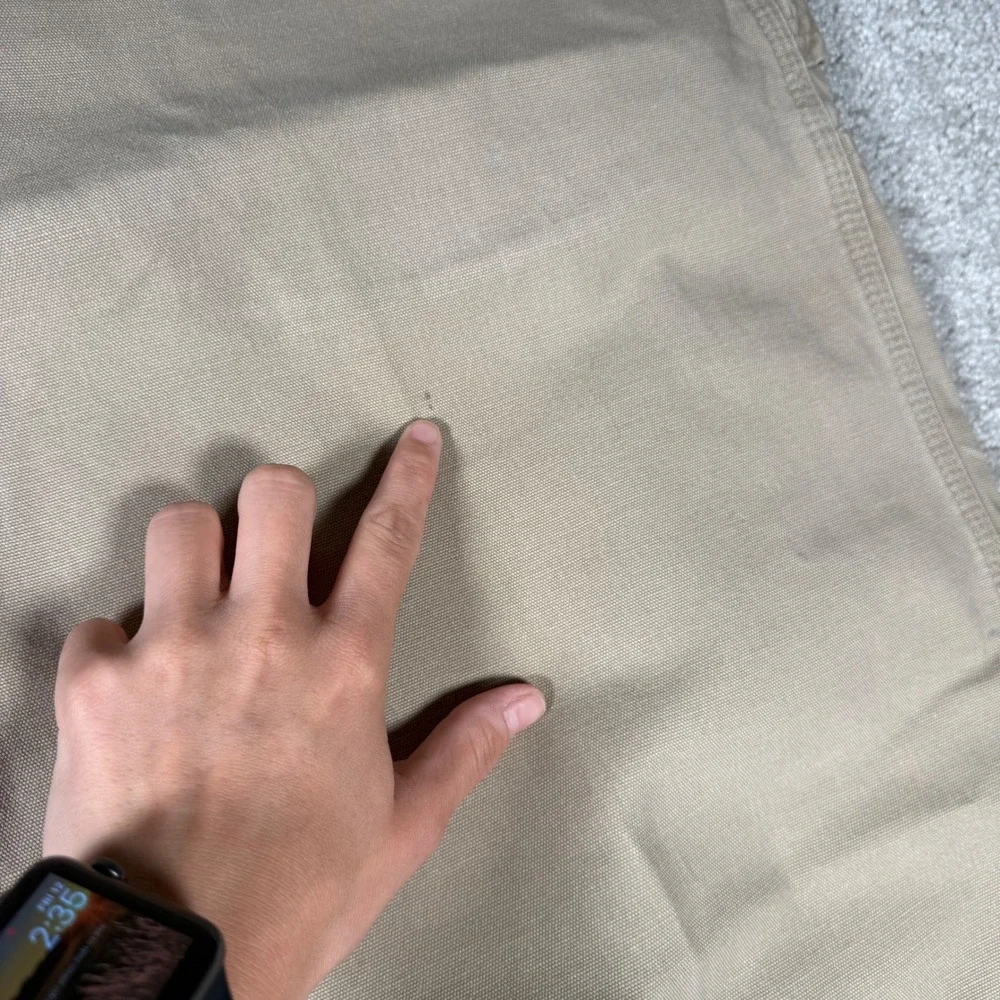 Carhartt Men's 42x32 Relaxed Fit Duck Canvas Carpenter Work Pants Khaki Tan